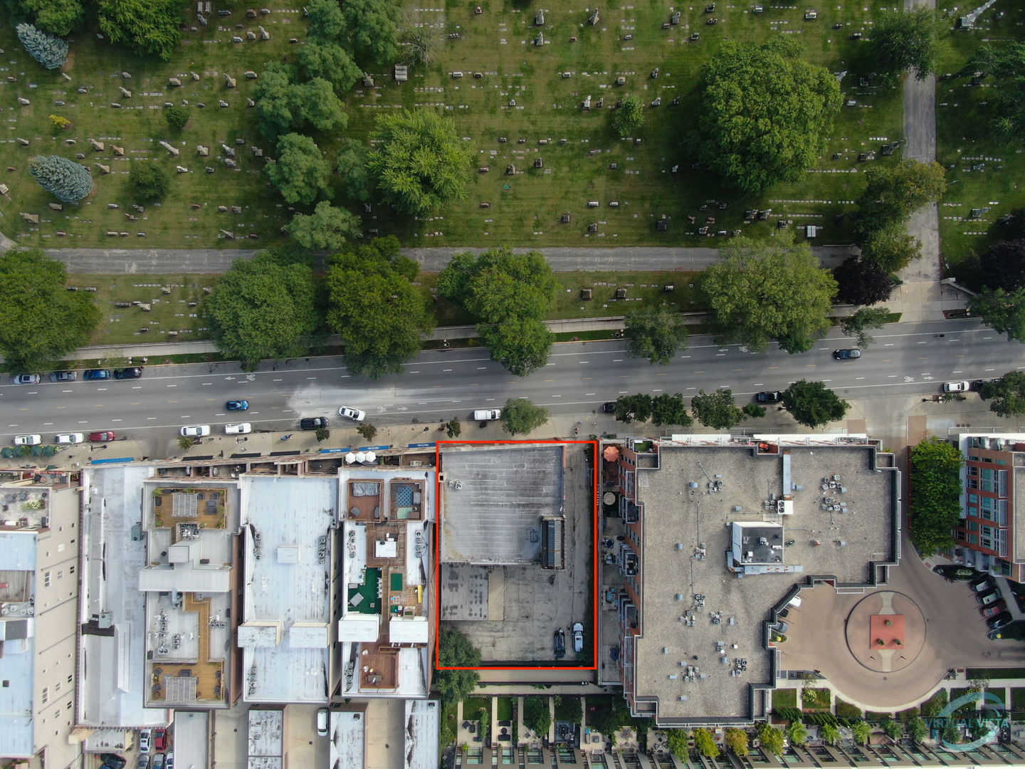 4848 North Clark Street Chicago, IL 60640 - Photo 7 of 14 an aerial view of residential house with outdoor space