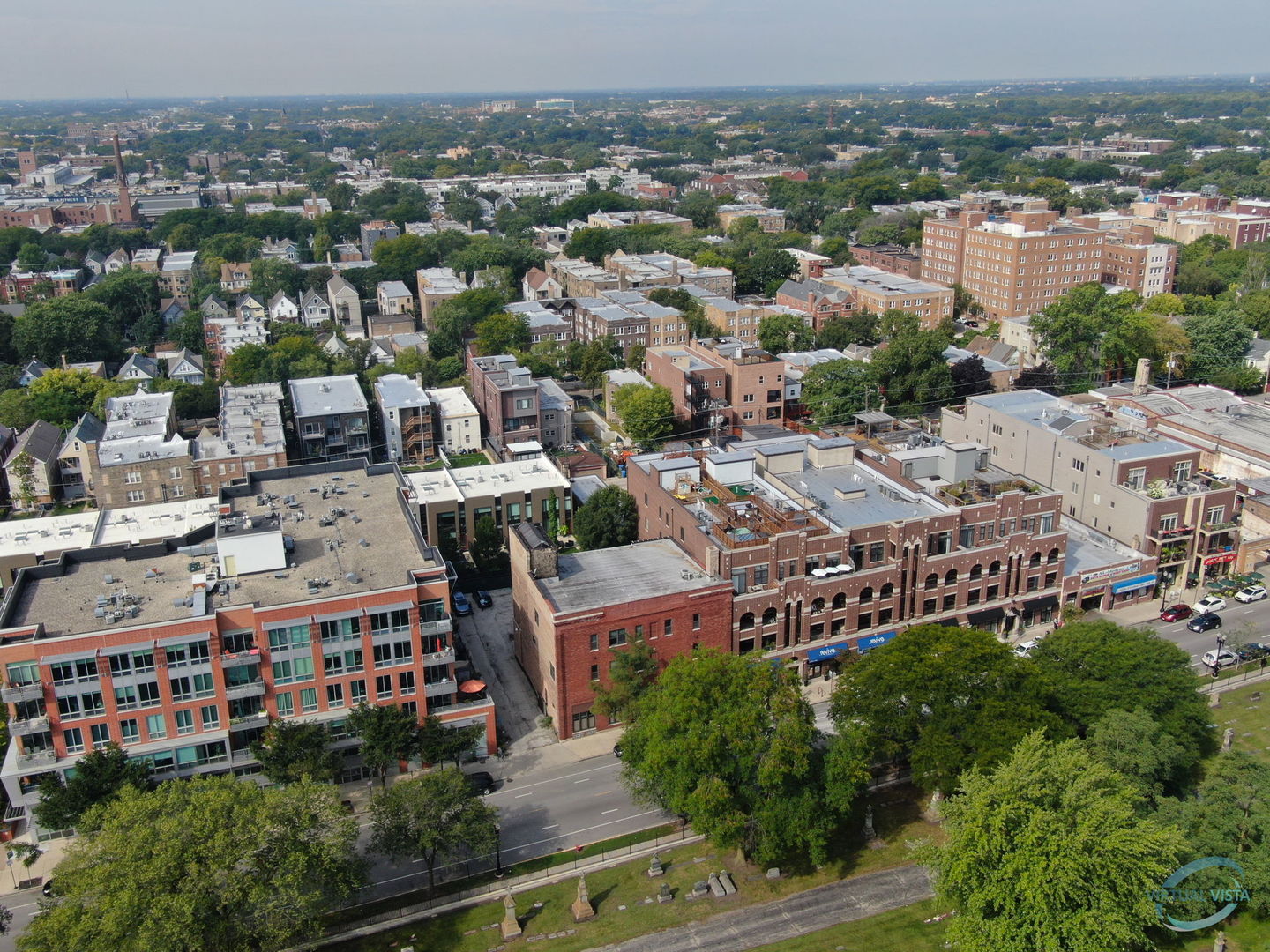 4848 North Clark Street Chicago, IL 60640 - Photo 9 of 14 an aerial view of multiple house