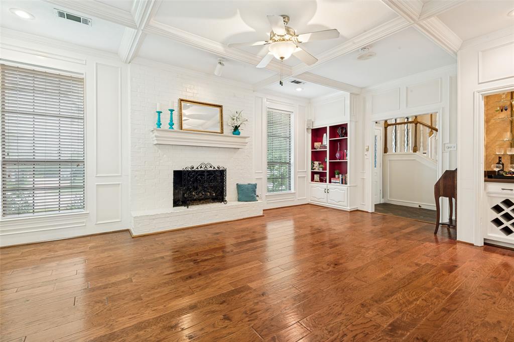 2926 Roaring Springs Road Grapevine, TX 76051 - Photo 5 of 30 High ceilings, natural light, and a cozy fireplace