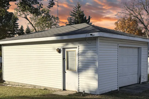 a view of a house with a door