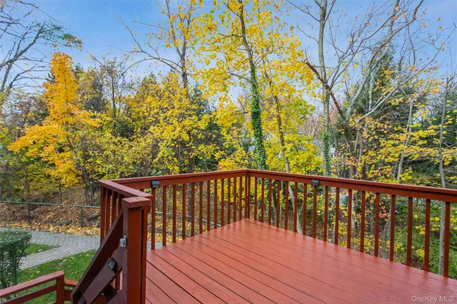 a terrace view with two chairs