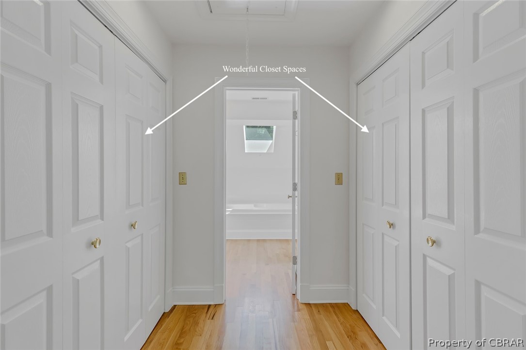 5818 Rivers Landing Terrace, Unit 5818 White Stone, VA 22578 - Photo 31 of 50 Hall with light hardwood / wood-style flooring