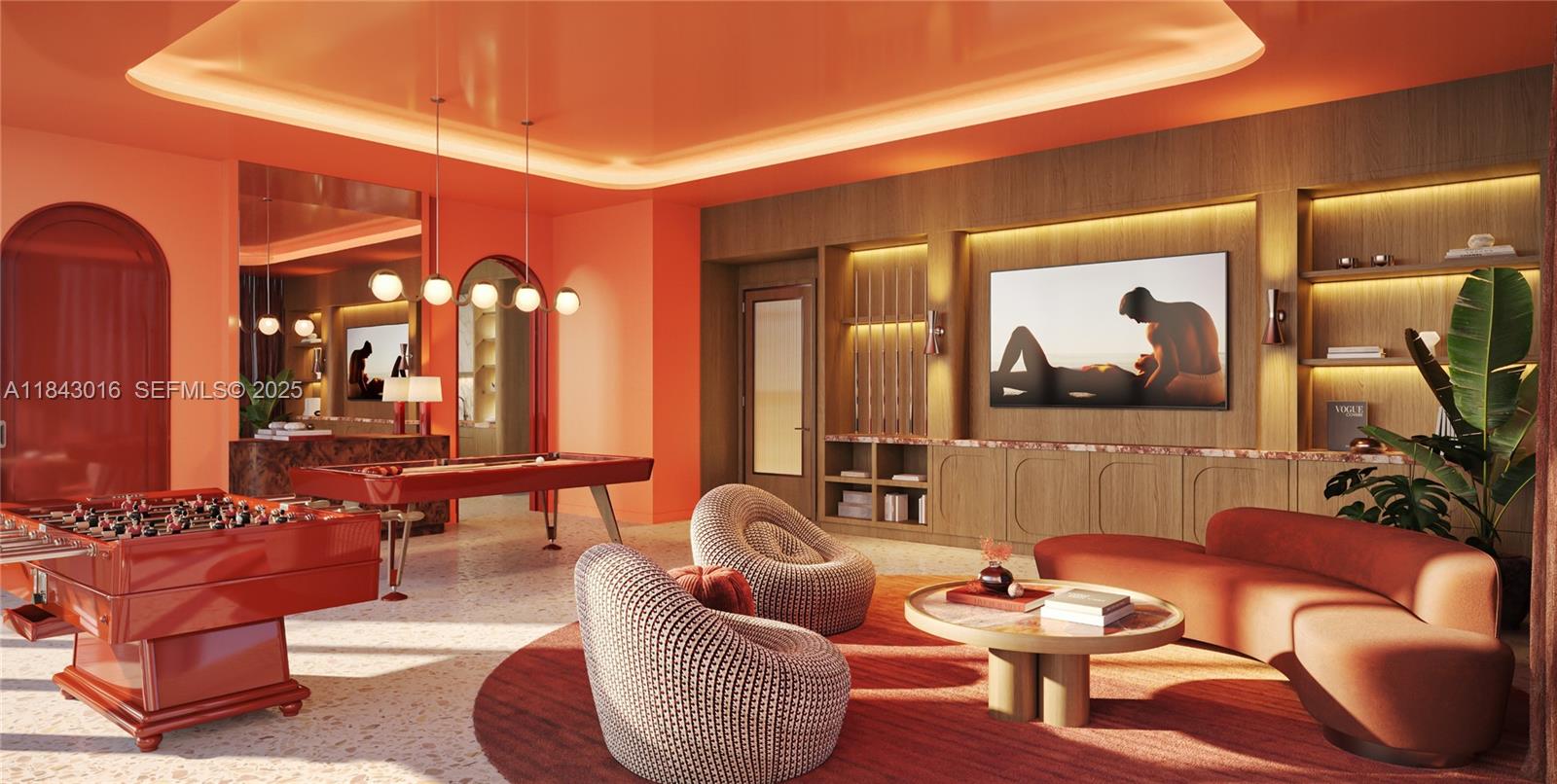 690 Southwest 1st Avenue, Unit 1703 Miami, FL 33130 - Photo 6 of 21 a living room with furniture and a large window