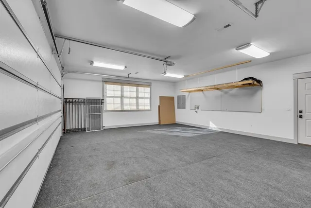 a view of a lake with a mountain