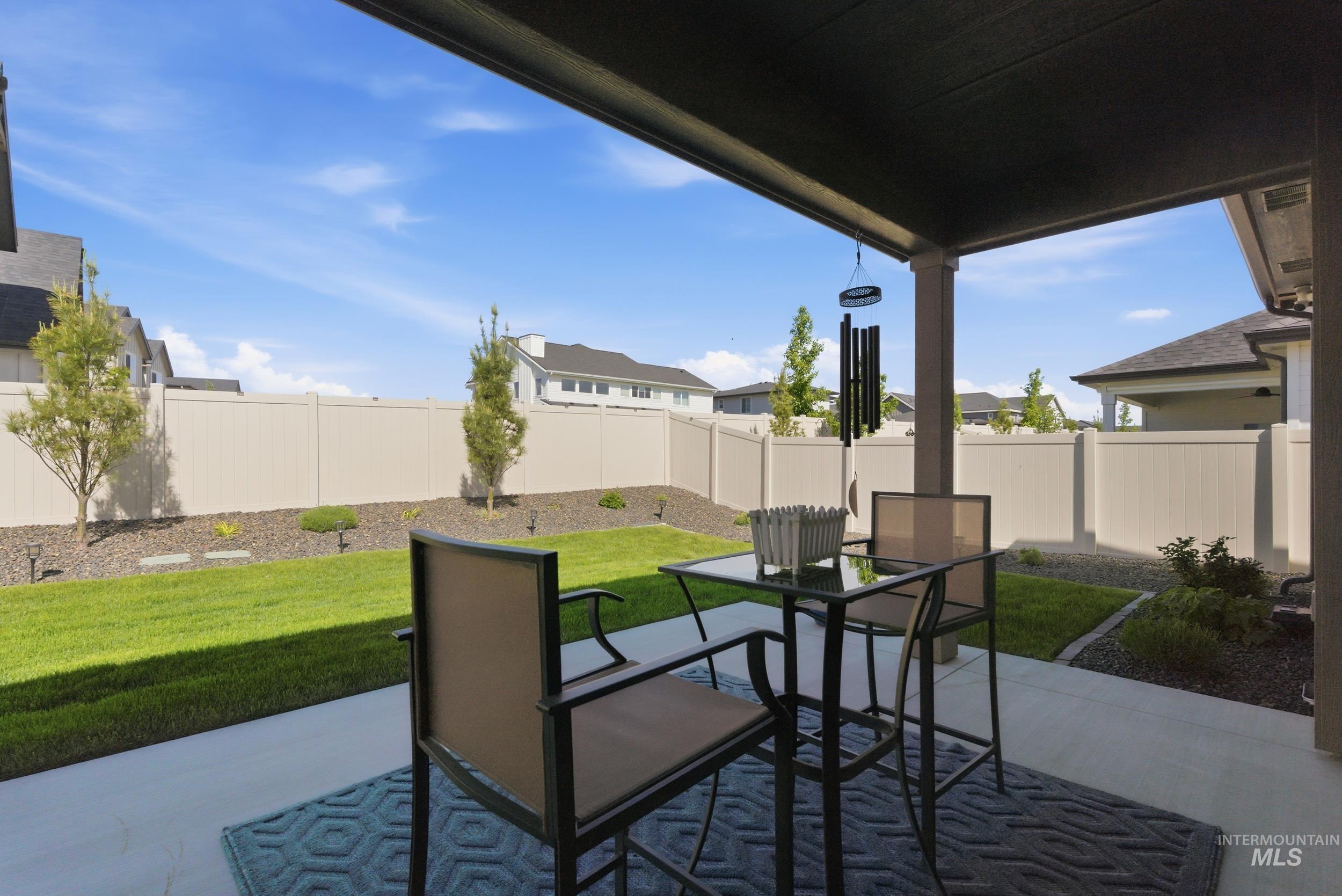 6347 South Utmost Lane Meridian, ID 83642 - Photo 33 of 37 Covered patio featuring concrete flooring and an exterior column