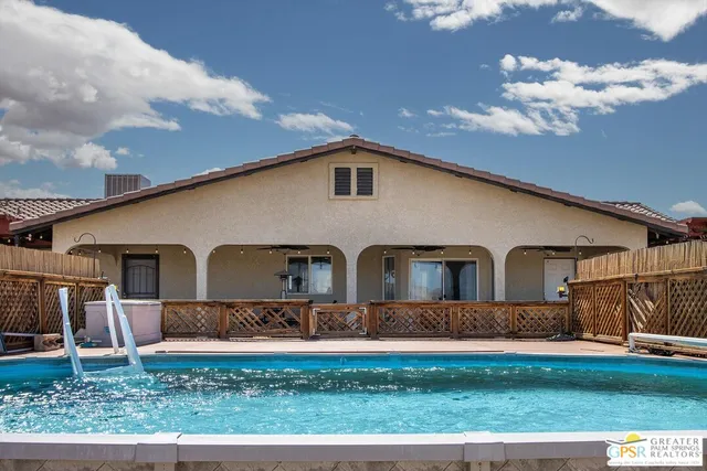 a view of a terrace with chairs