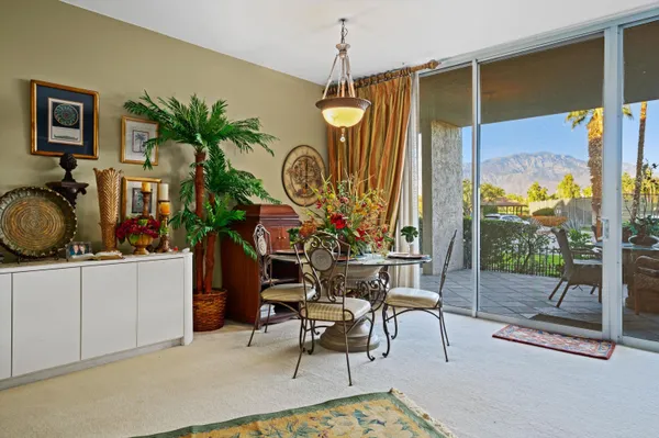 a living room filled with furniture