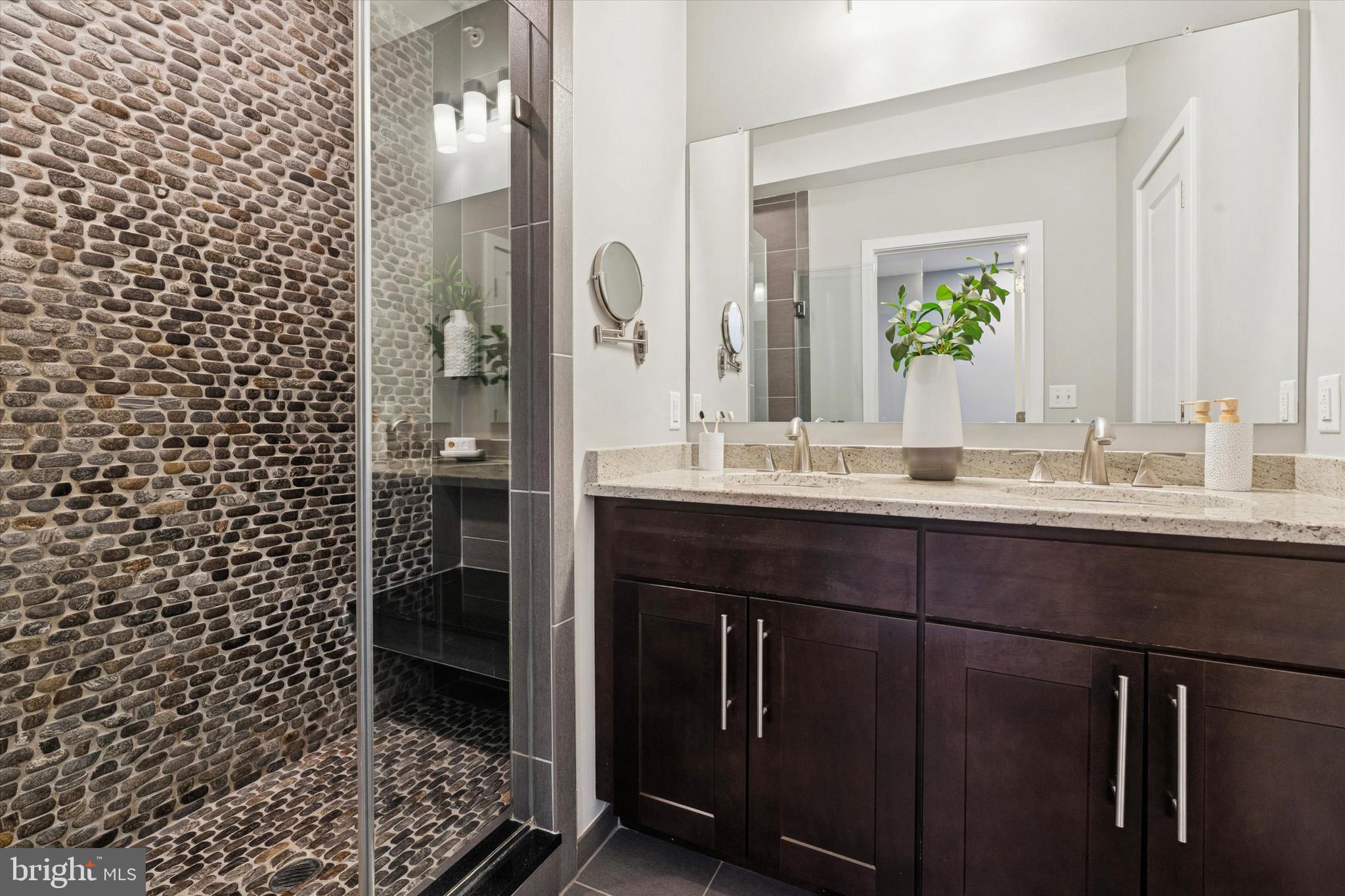 1305 South 2nd Street Philadelphia, PA 19147 - Photo 16 of 30 a bathroom with a sink and a mirror