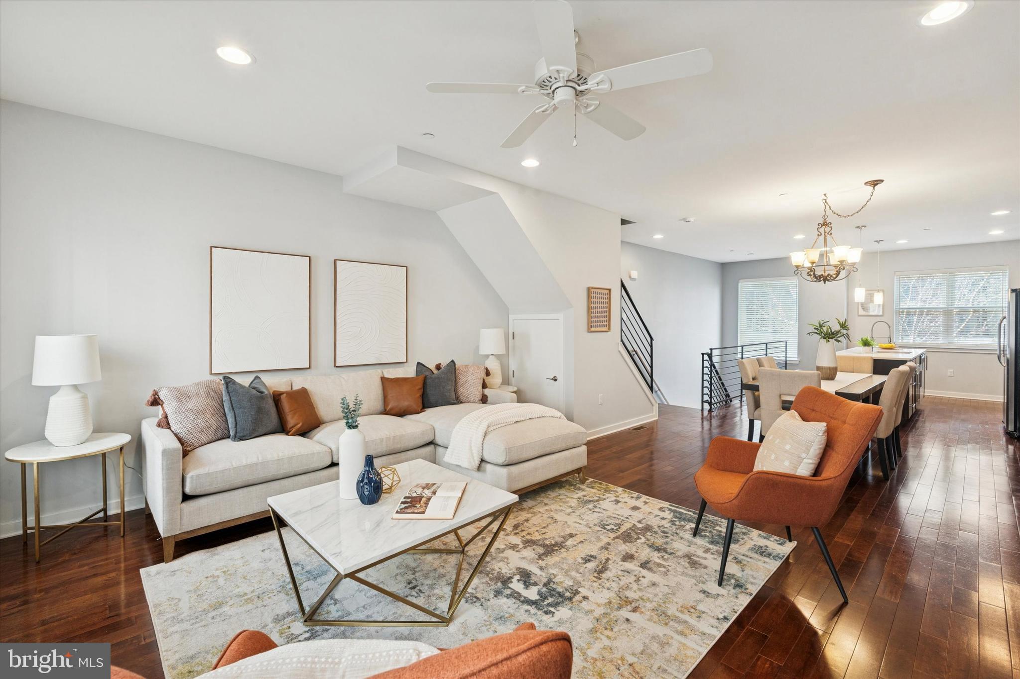 1305 South 2nd Street Philadelphia, PA 19147 - Photo 10 of 30 a living room with furniture and a wooden floor
