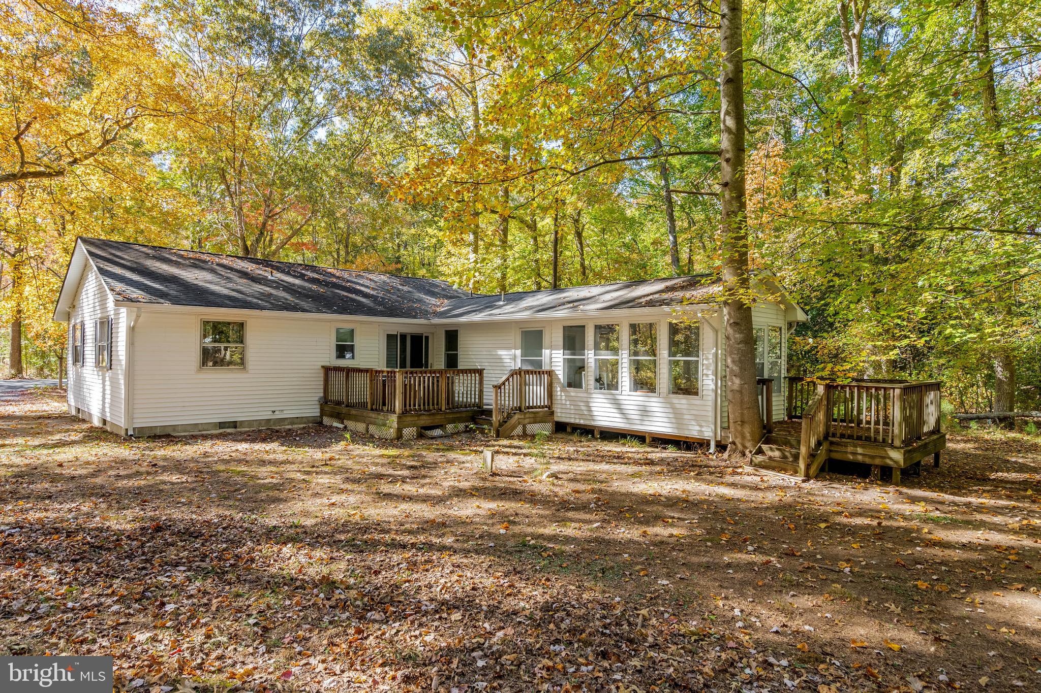 22243 Deep Branch Road Georgetown, DE 19947 - Photo 28 of 32 Two Rear Decks to enjoy your Private Forest