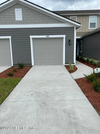 a backyard of a house