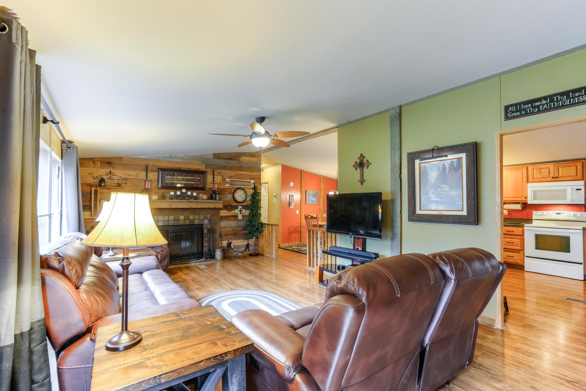 360 Tracy Road Watertown, TN 37184 - Photo 14 of 30 a living room with furniture fireplace and a table