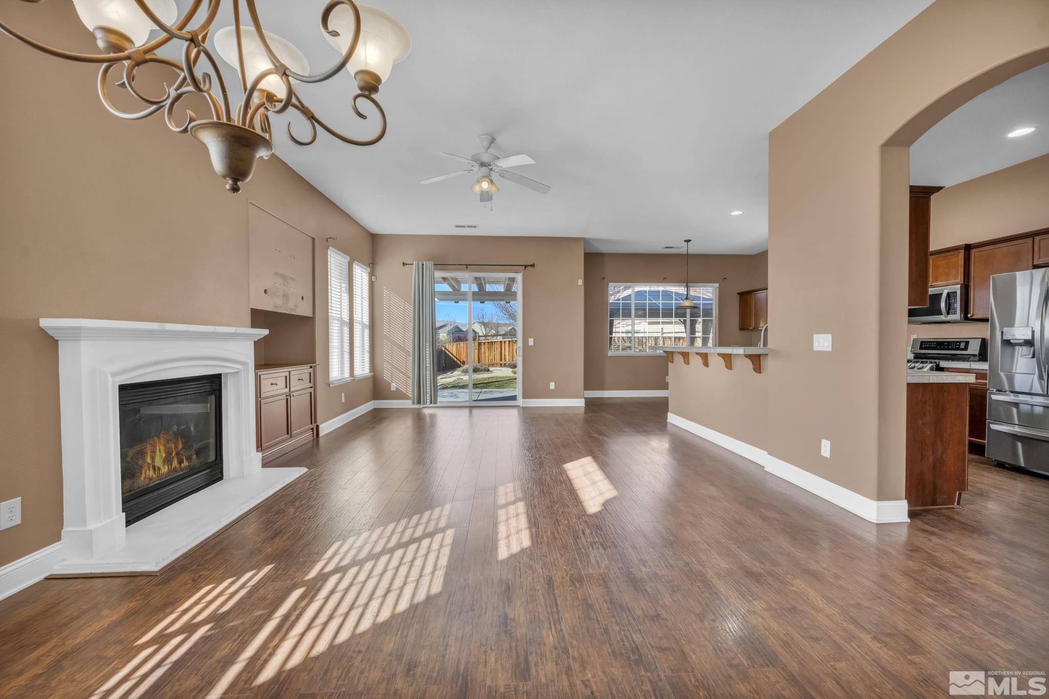 7301 Lacerta Drive Sparks, NV 89436 - Photo 17 of 39 a view of livingroom with furniture and fireplace