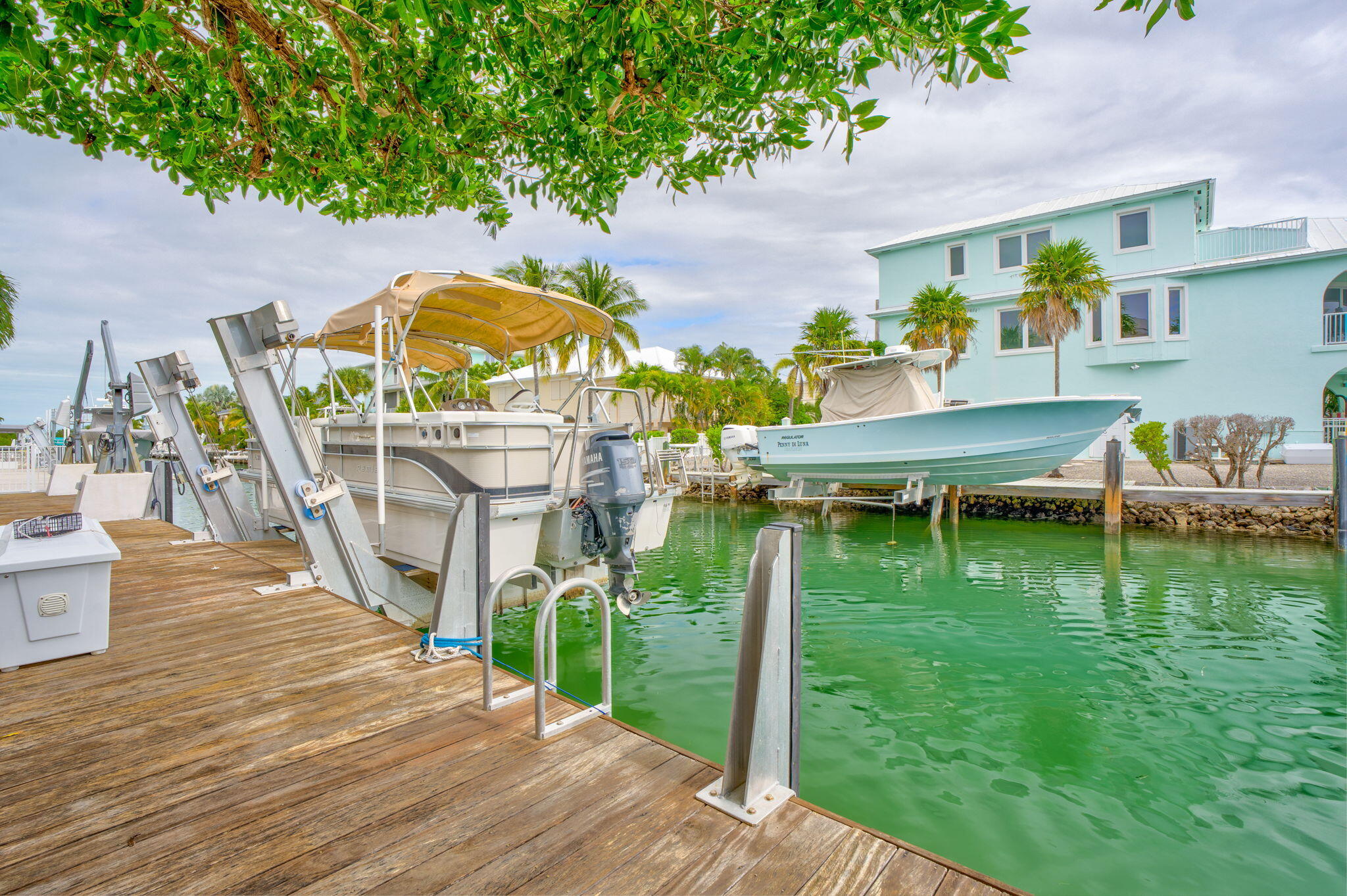1147 Flagship Drive Summerland Key, FL 33042 - Photo 39 of 53 swimming pool view with a garden space