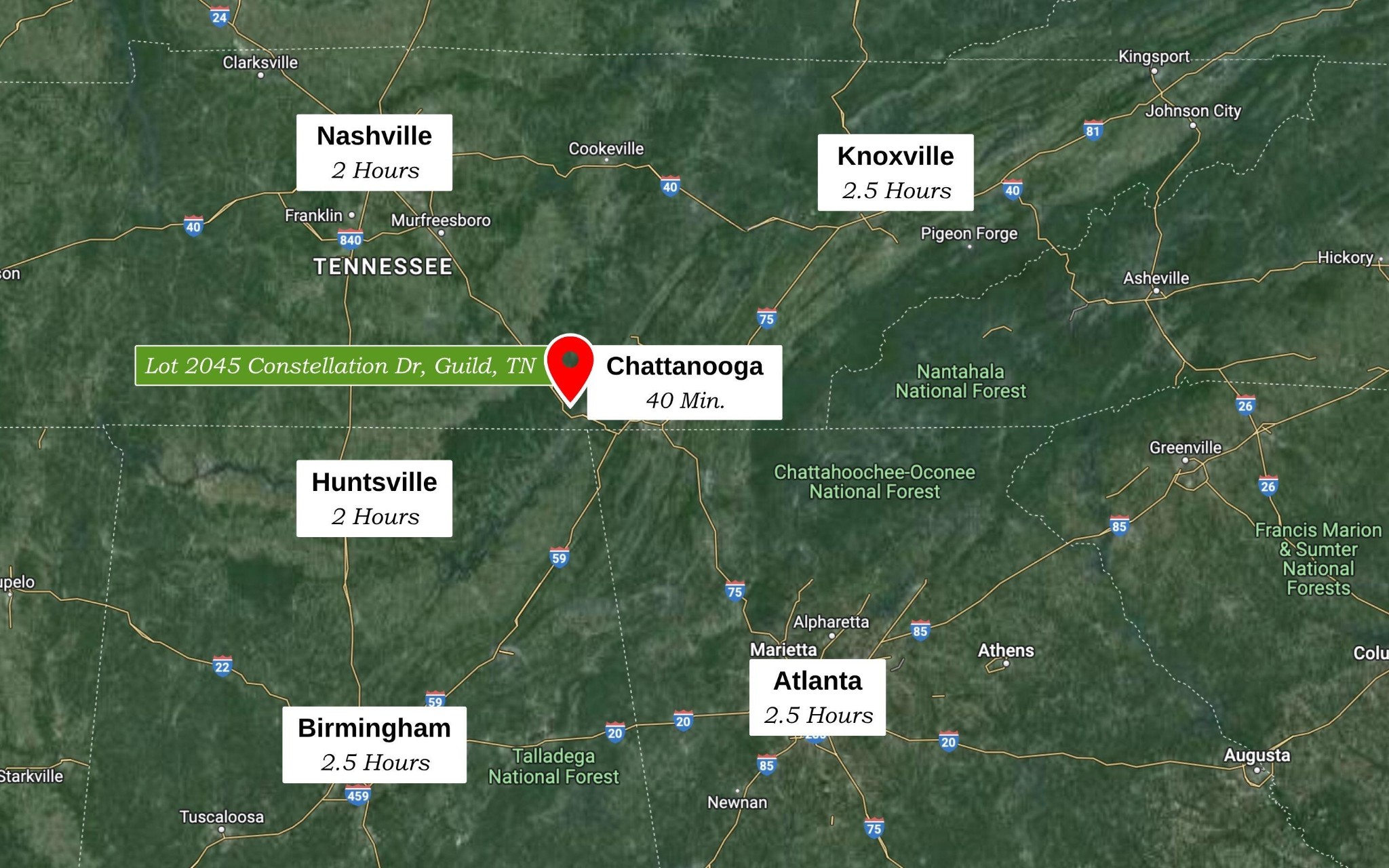 2045 Constellation Court Guild, TN 37340 - Photo 23 of 23 a sign broad on the side of the wall