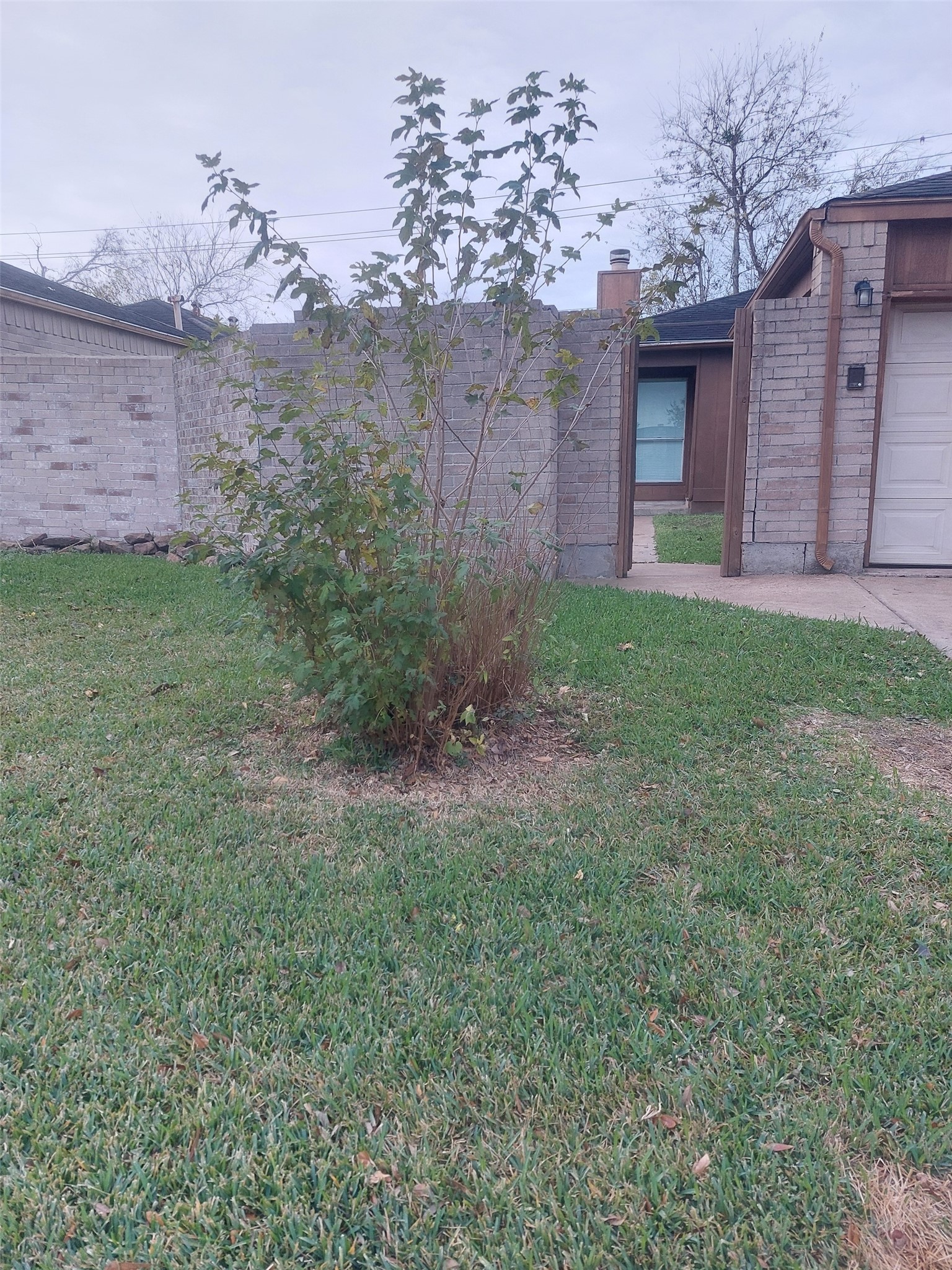 8151 Misty Ridge Lane Houston, TX 77071 - Photo 4 of 15 a view of a brick house with a yard
