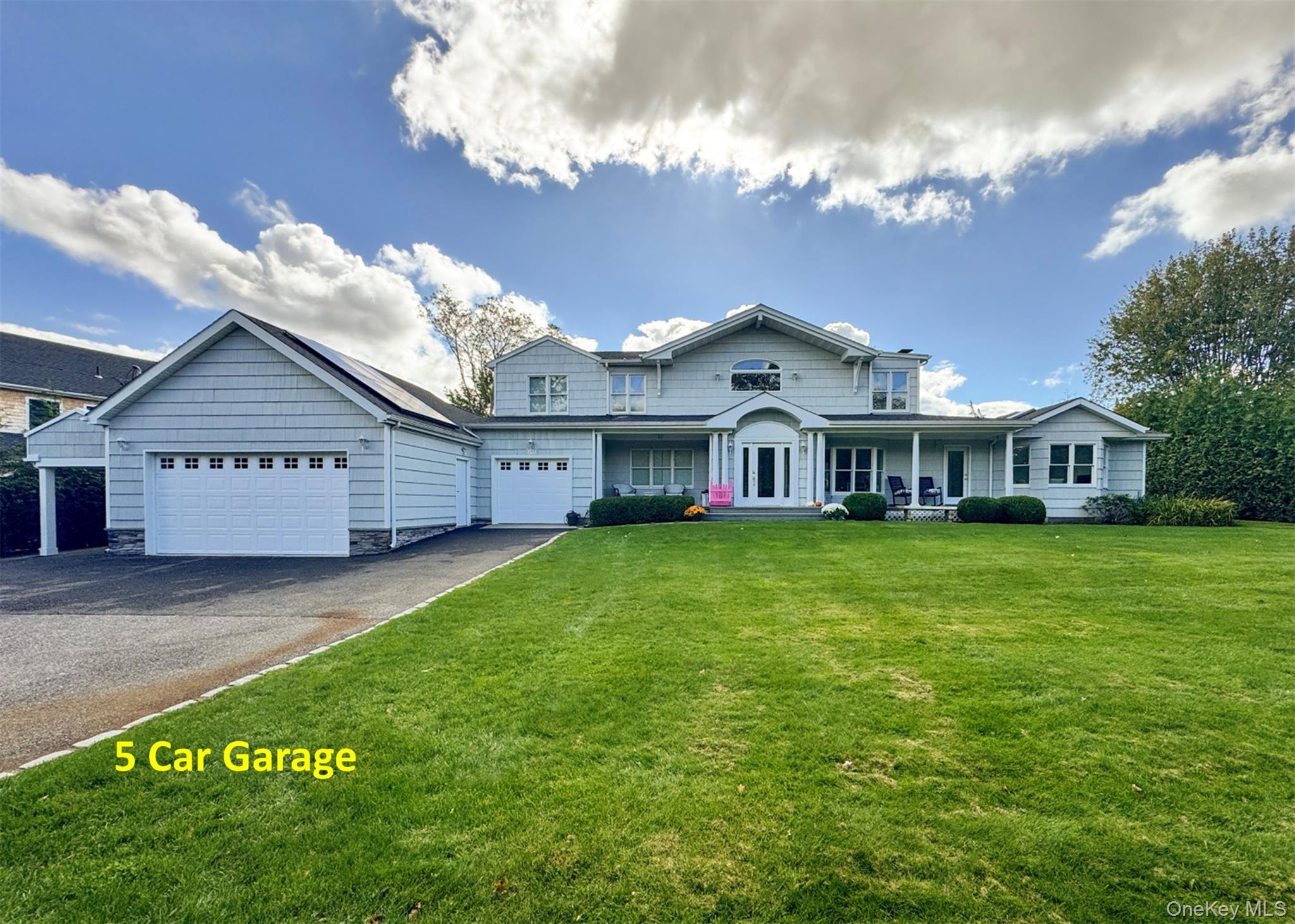 a view of a house with a big yard