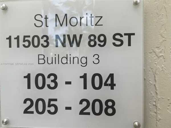 $3,000 | 11503 Northwest 89th Street, Unit 206, Doral, FL 33178