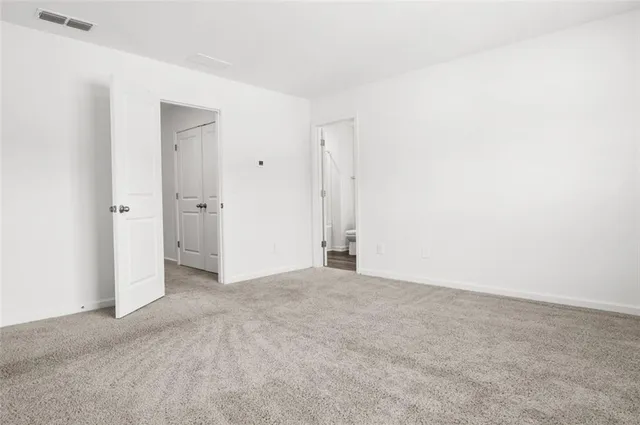 a view of an empty room