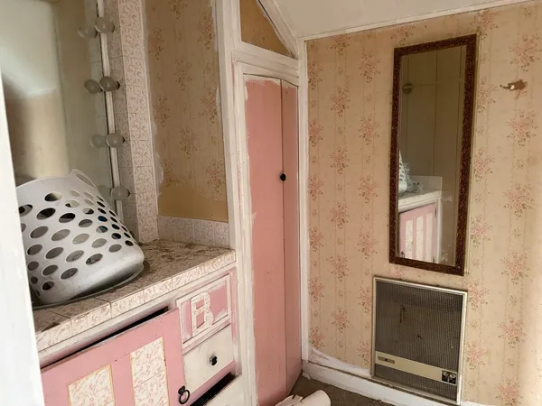 a view of a room with window