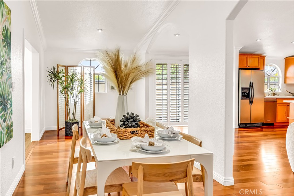1724 El Rey Road San Pedro, CA 90732 - Photo 16 of 51 a view of a dining room with furniture window and wooden floor
