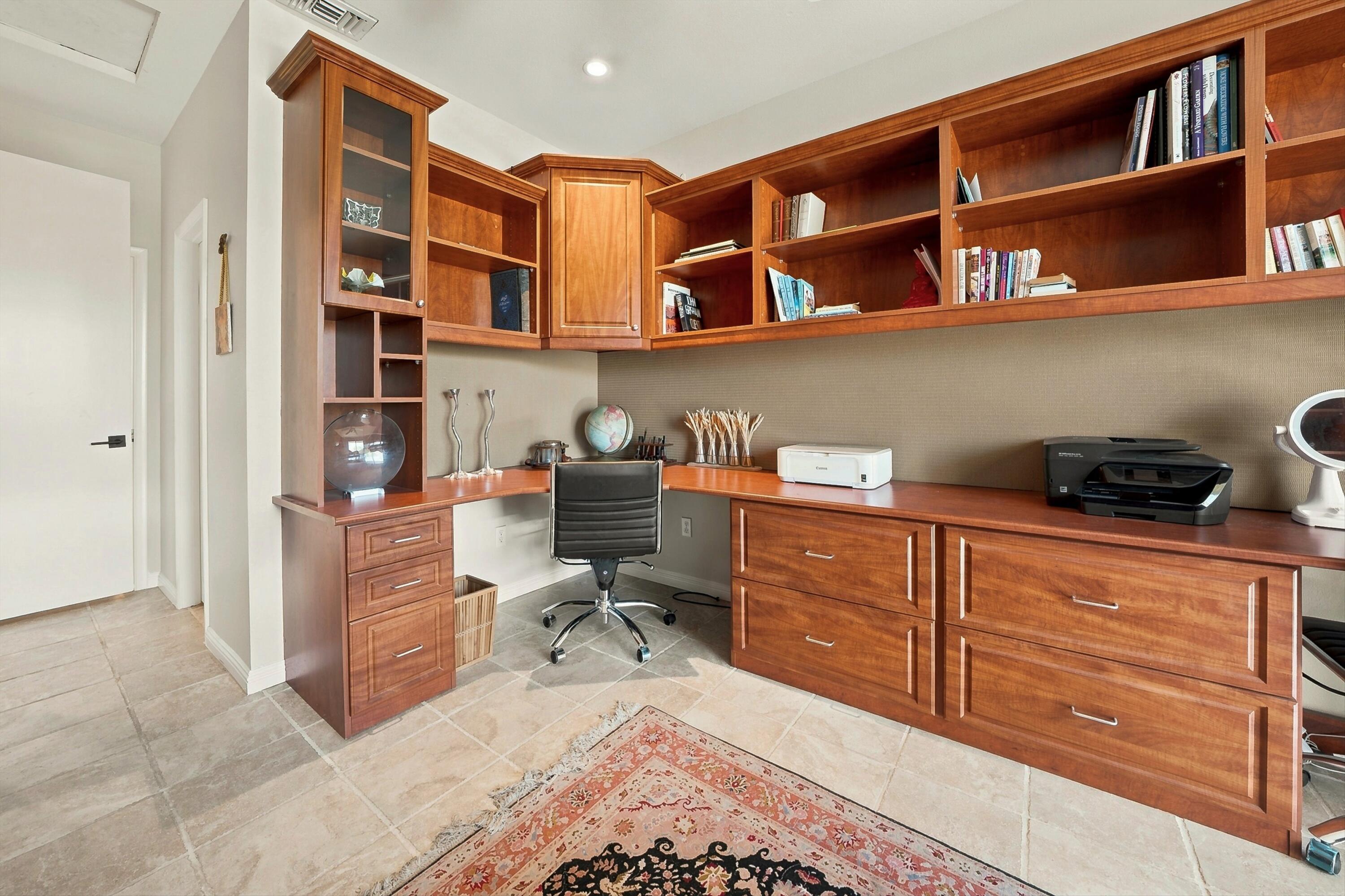 138 Lakeshore Drive Rancho Mirage, CA 92270 - Photo 22 of 30 a view of workspace with cabinets