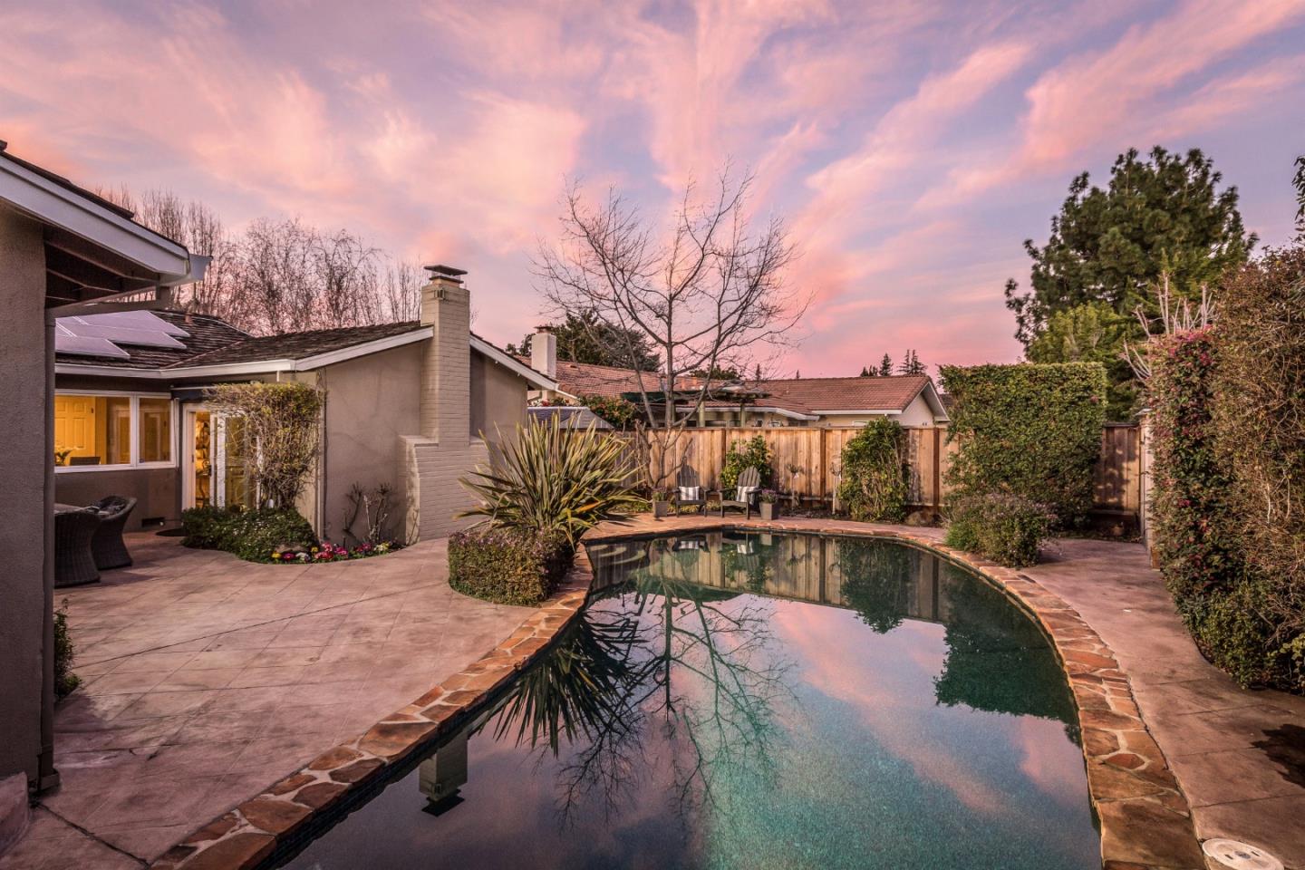 505 Preston Drive Mountain View, CA 94040 - Photo 22 of 23 a view of a house with backyard and sitting area