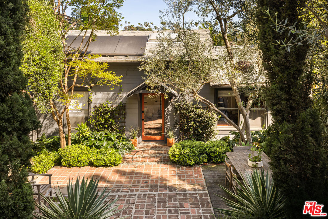 1452 Westerly Terrace Los Angeles, CA 90026 - Photo 37 of 39 a backyard of a house with outdoor seating