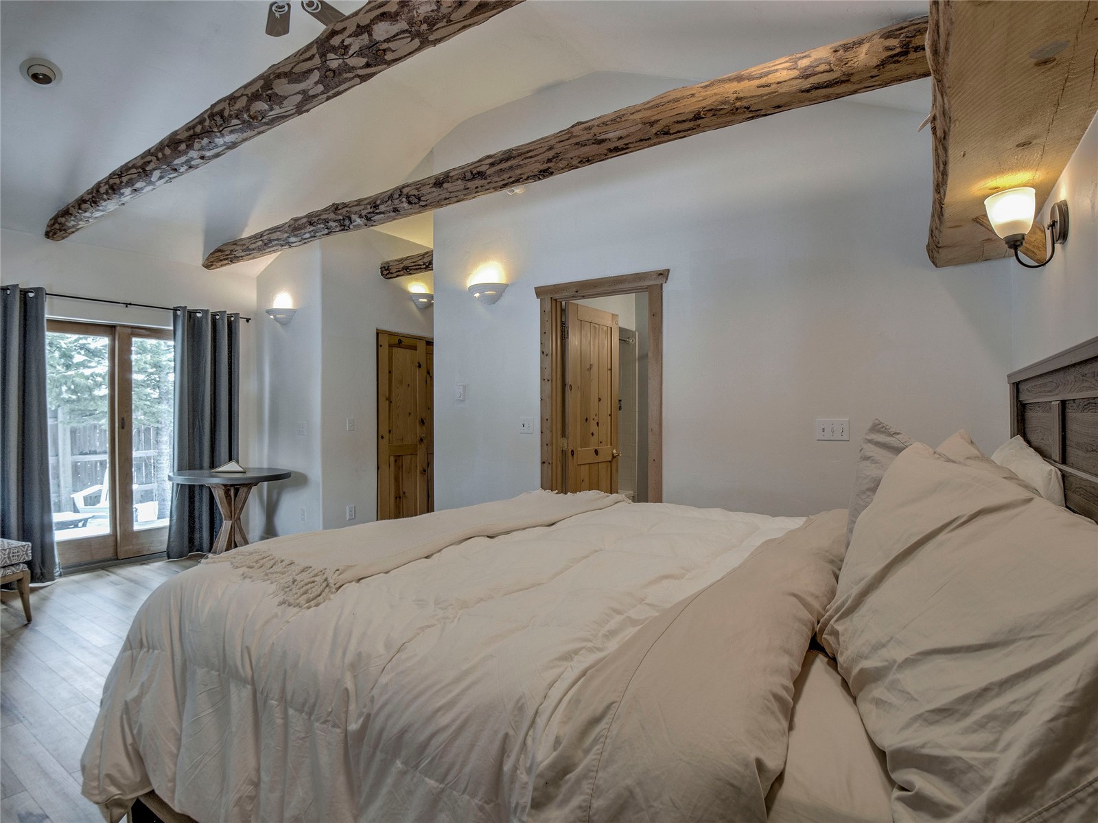 46 Singleton Road Alma, CO 80420 - Photo 17 of 50 a bed sitting in a bedroom and a mirror