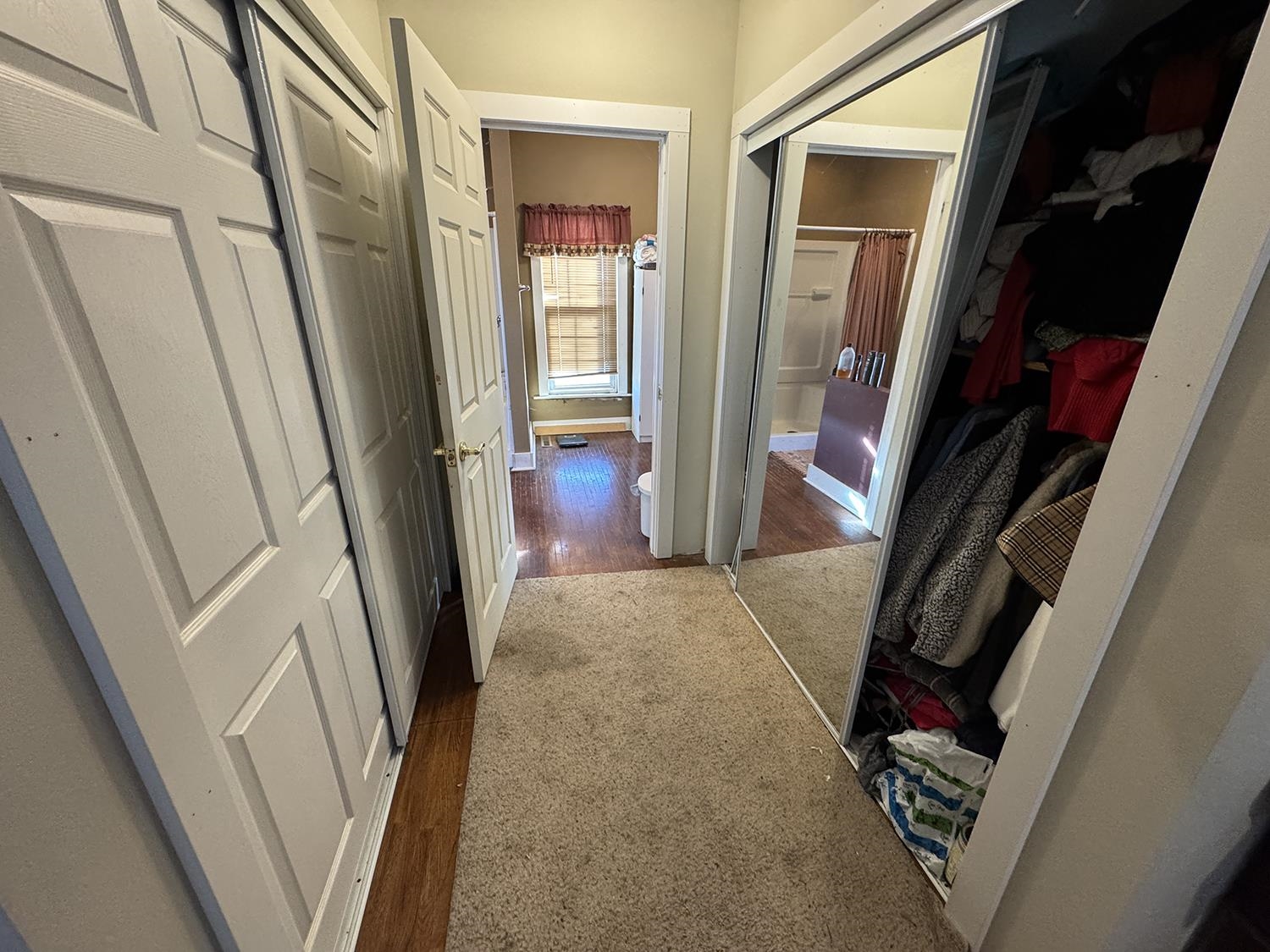27375 Highway 40 Chadwick, IL 61014 - Photo 25 of 39 a view of a hallway with wooden floor and stairs