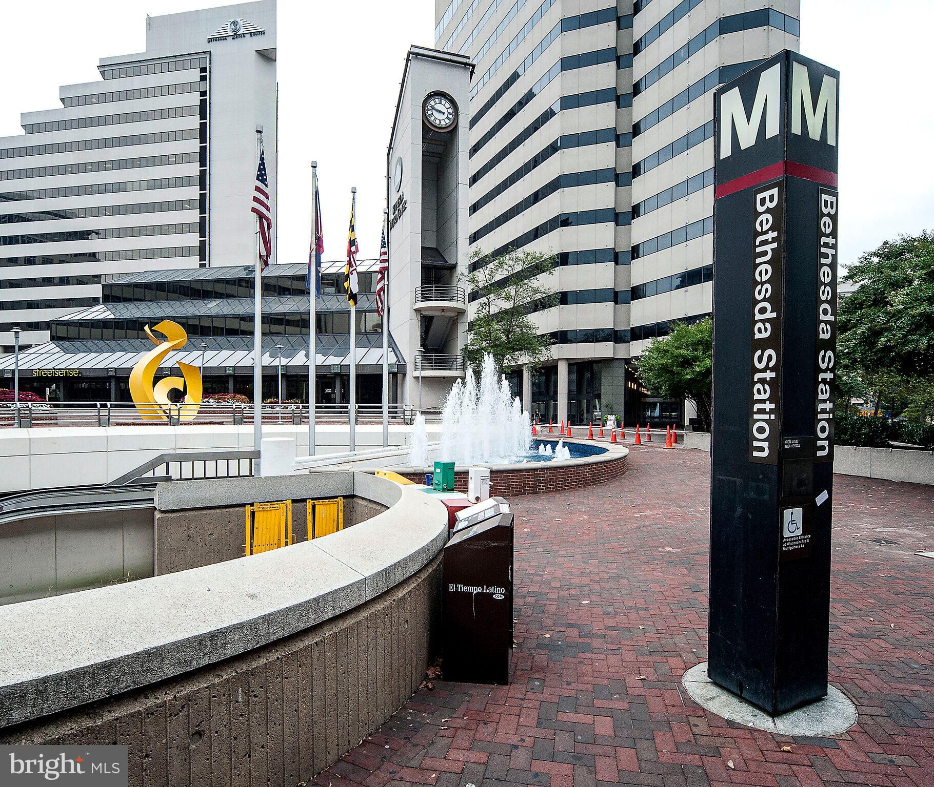 4242 East-West Highway, Unit 714 Chevy Chase, MD 20815 - Photo 23 of 29 Very close to the Bethesda Metro station-Red Line