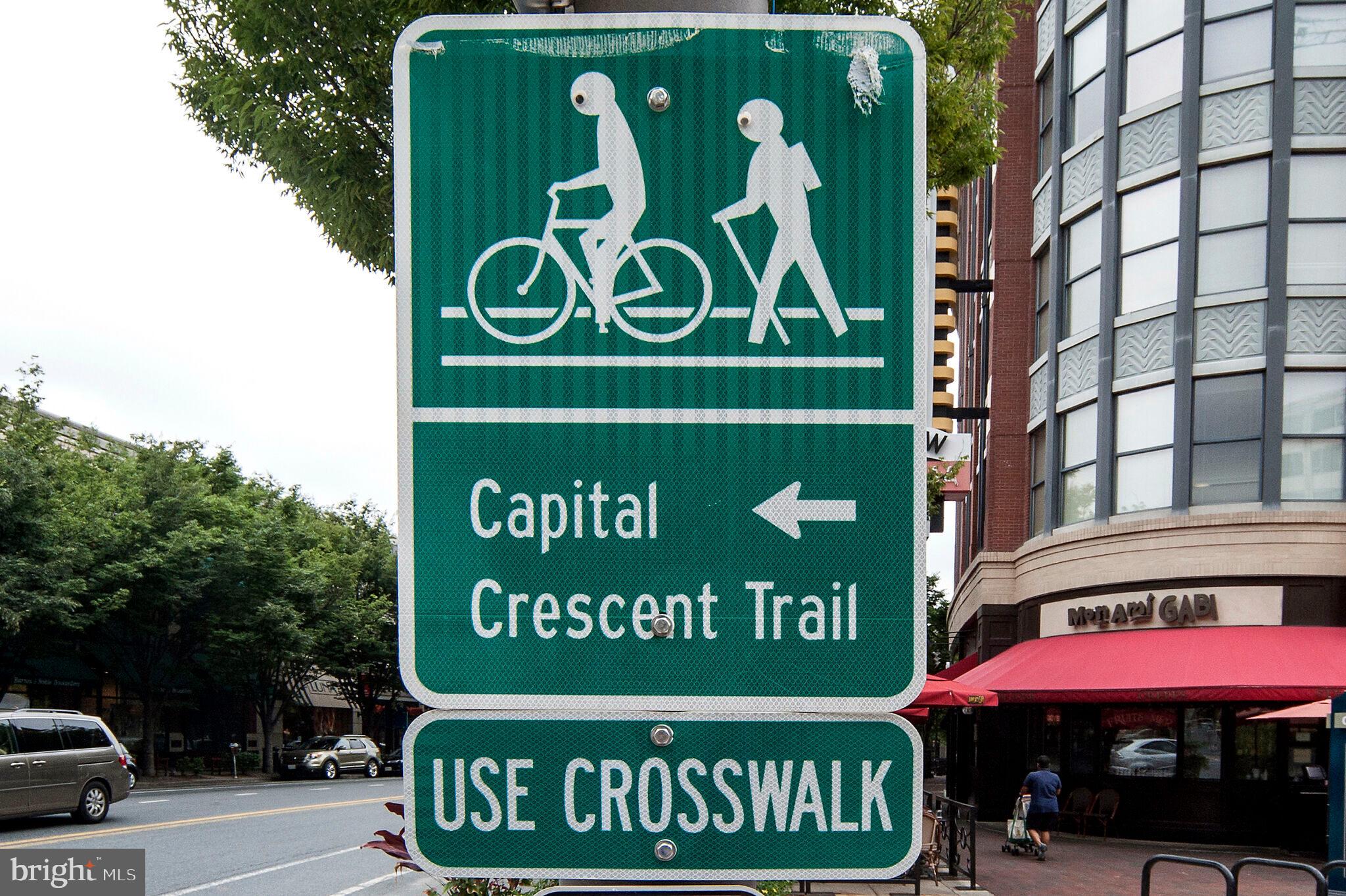 4242 East-West Highway, Unit 714 Chevy Chase, MD 20815 - Photo 29 of 29 A short distance from the Capital Crescent Trail