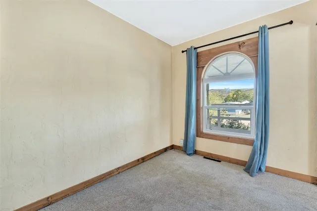 a view of a room with window