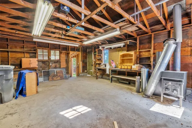 a view of a room with storage and utility