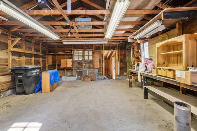 a view of storage and utility room