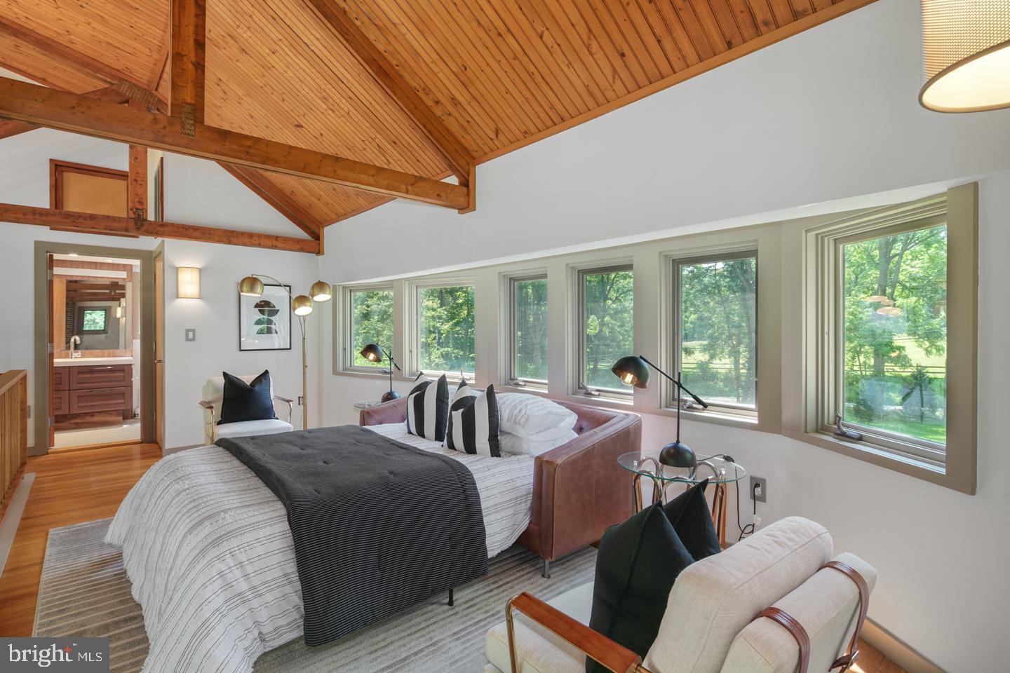 6024 Goshen Road Newtown Square, PA 19073 - Photo 10 of 15 a view of a bedroom with furniture and windows