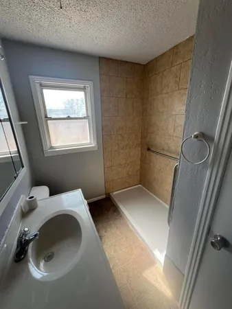 a bathroom with a sink and a toilet