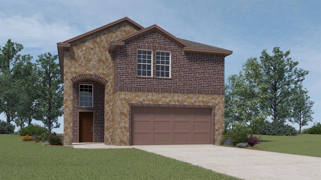 650 Glee Stem Road Lavon, TX 75166 - Photo 1 of 22 a front view of a house with a garden and yard
