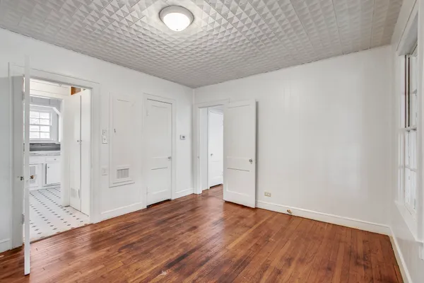 wooden floor in an empty room