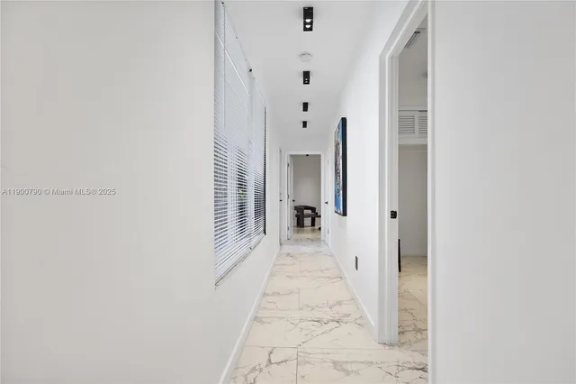 a very nice looking room with a white door