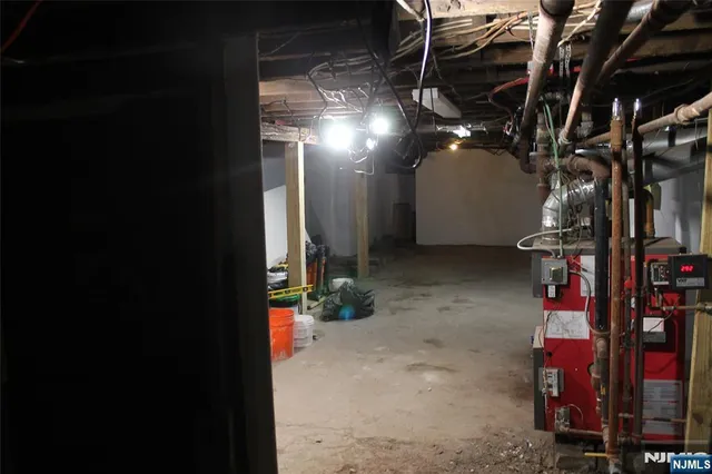 a view of storage and utility room