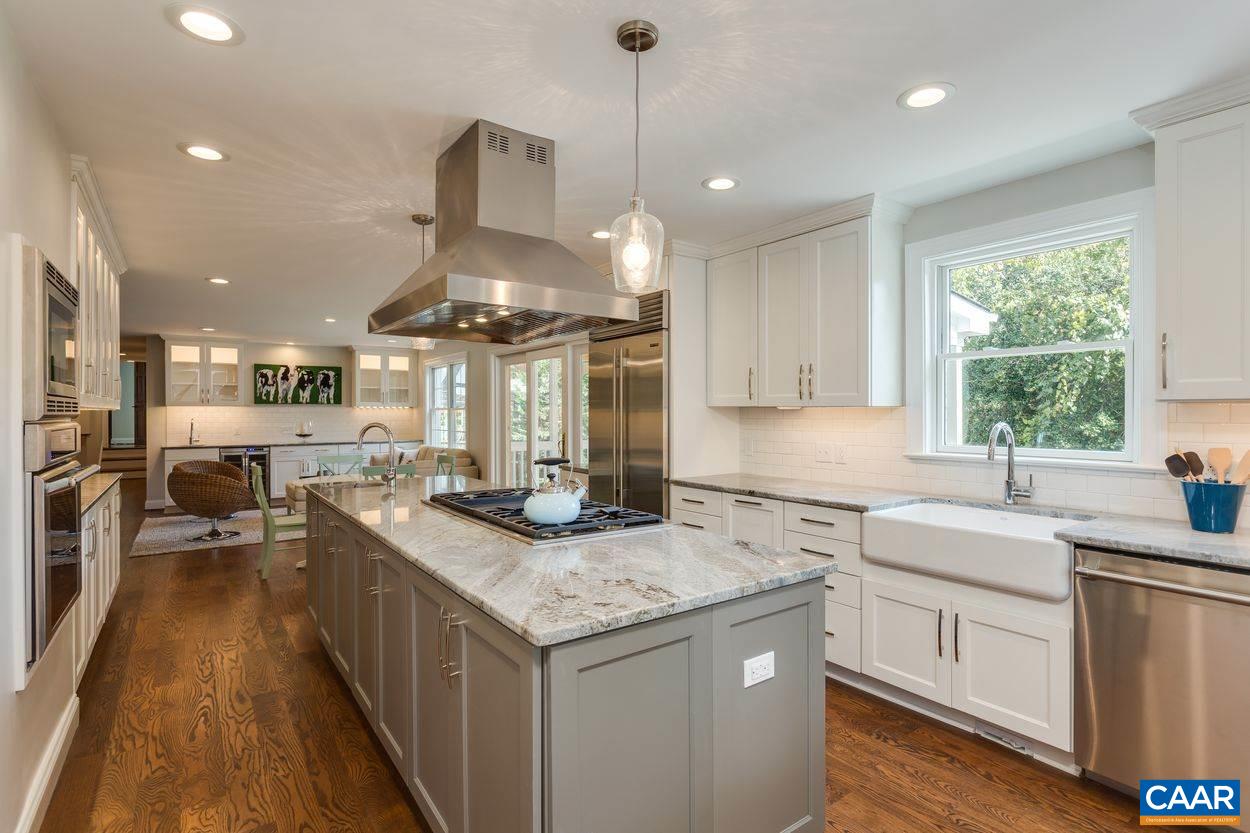 316 Kent Road Charlottesville, VA 22903 - Photo 15 of 47 a kitchen with sink stove and cabinets