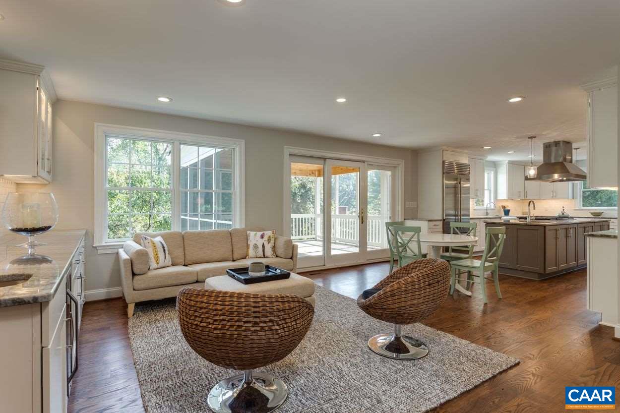 316 Kent Road Charlottesville, VA 22903 - Photo 10 of 47 a living room with furniture and floor to ceiling windows