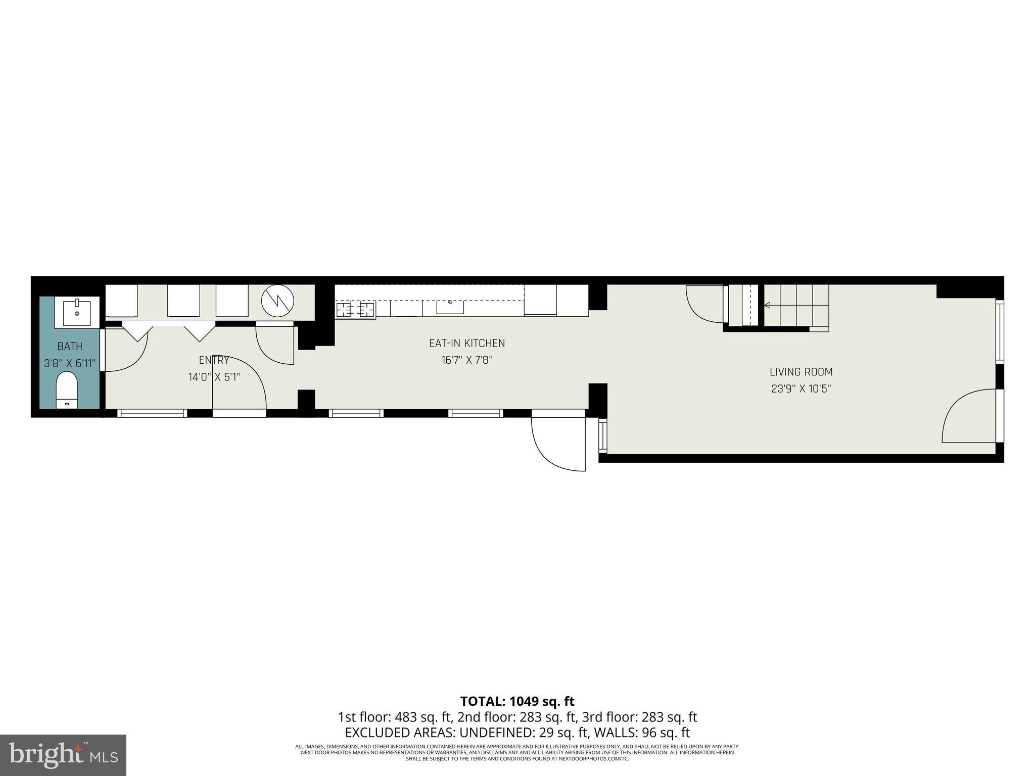 314 South Regester Street Baltimore, MD 21231 - Photo 30 of 32 First floor floorplan