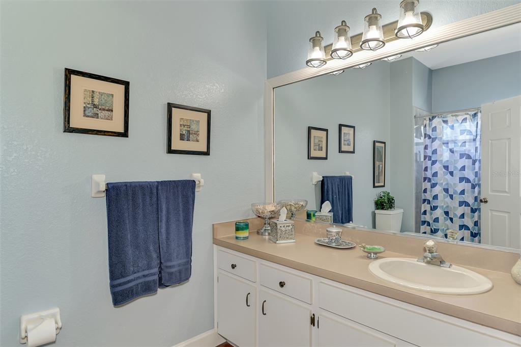 2700 Verna Bethany Road Myakka City, FL 34251 - Photo 29 of 61 a bathroom with a double vanity sink and a mirror