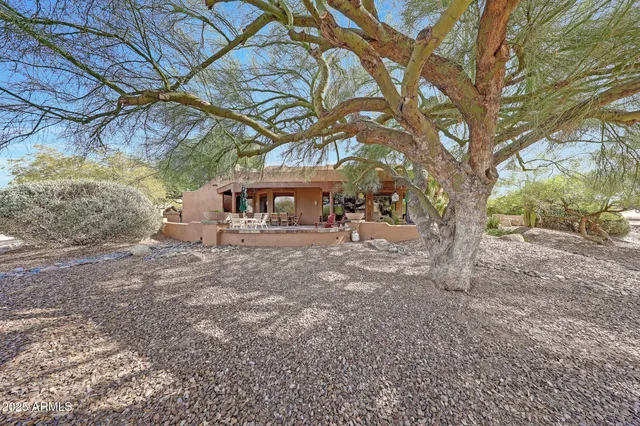 a view of a house with a outdoor space