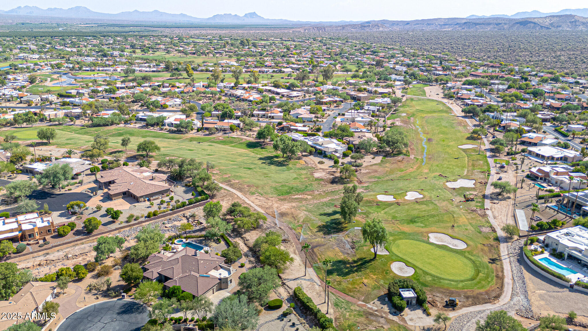 18610 East Gemmill Drive Rio Verde, AZ 85263 - Photo 15 of 53 an aerial view of residential houses with outdoor space