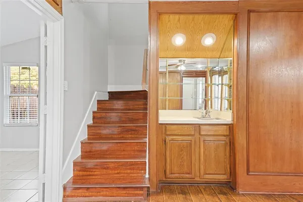 a view of front door