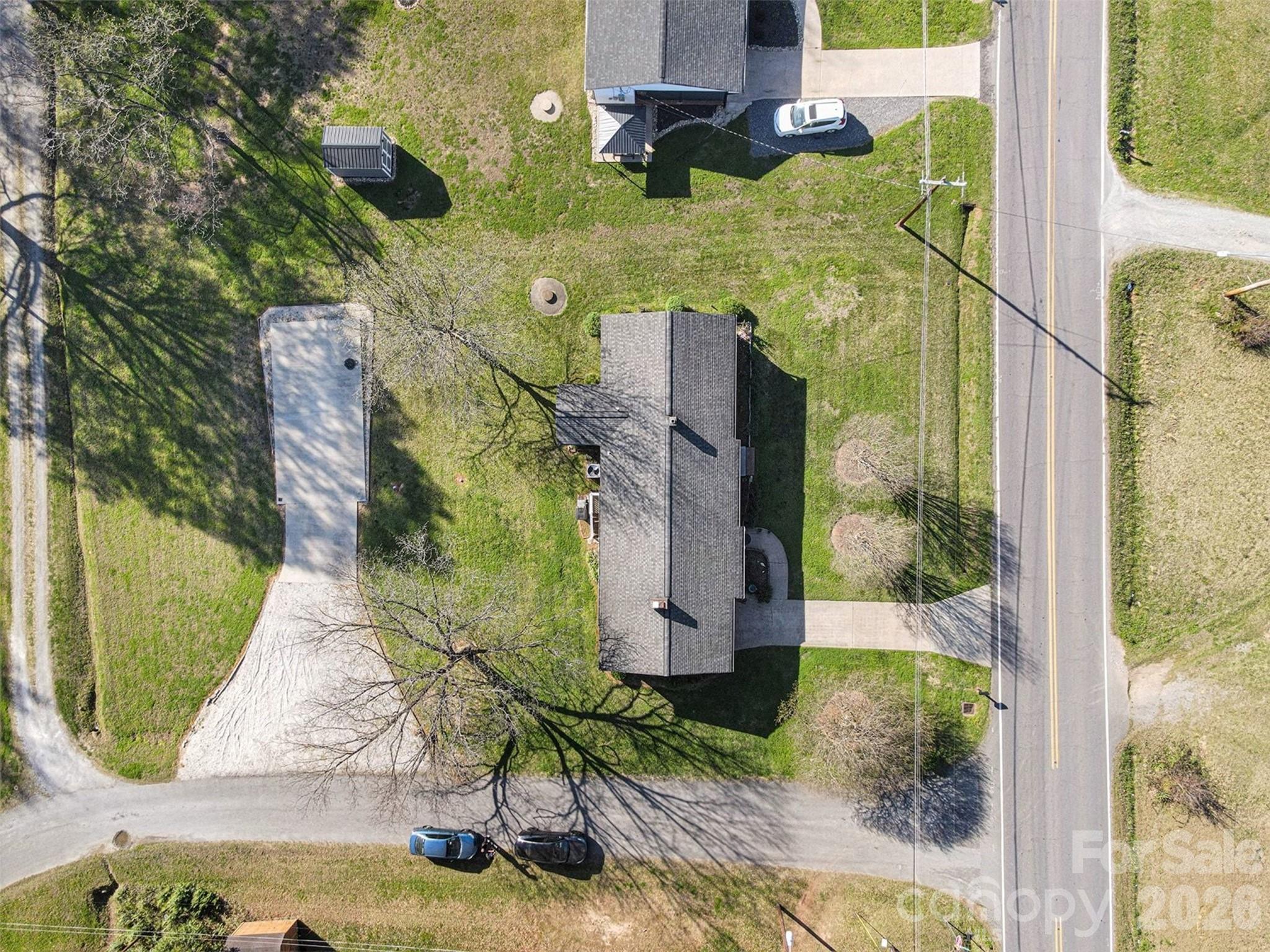 2008 Kings Road Shelby, NC 28150 - Photo 28 of 37 an aerial view of residential houses with outdoor space