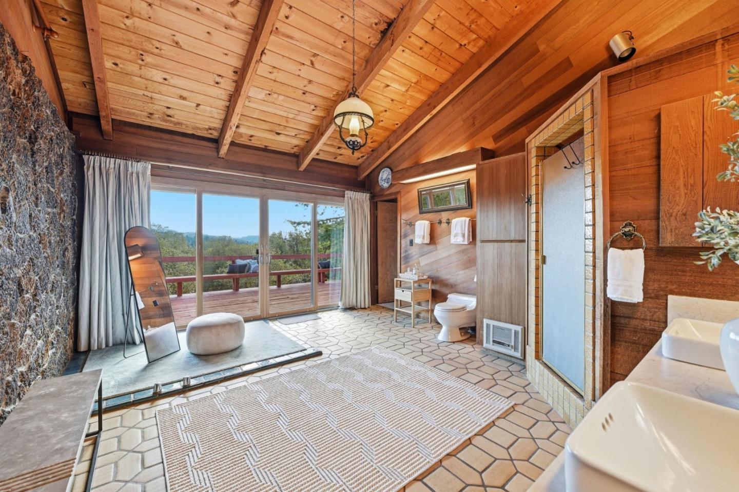 2 No Name Road Los Gatos, CA 95033 - Photo 17 of 37 a lobby with furniture and floor to ceiling window